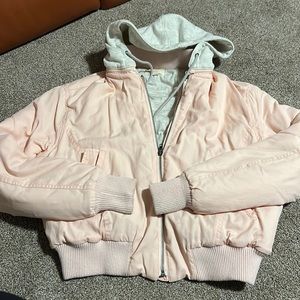Urban Outfitters Hooded Bomber Jacket